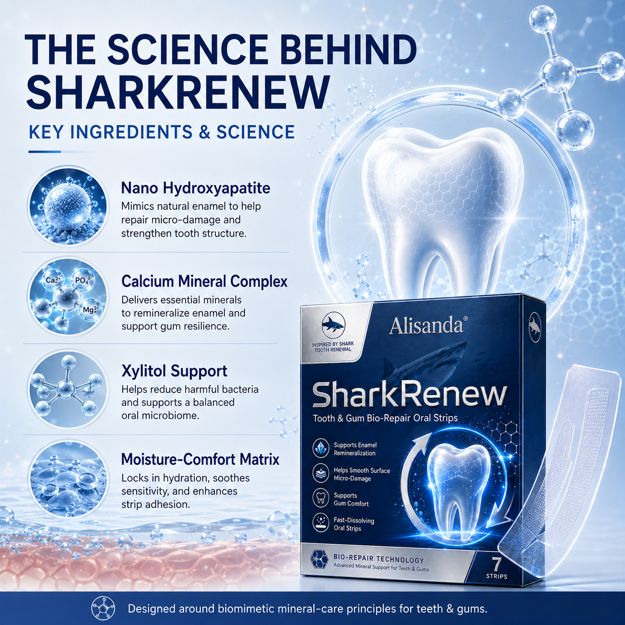 SharkRenew Bio-Mineral Tooth Repair Gel