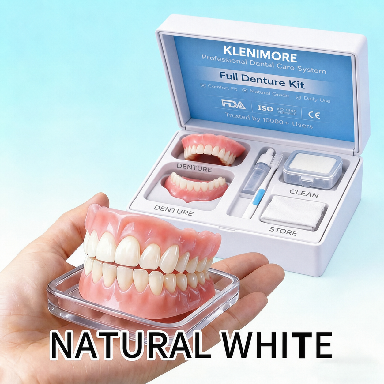 ⏰ Custom-Fit Dentures  ENDS TODAY   50% OFF | Smile with Confidence|Buy 2, Get 1 Free