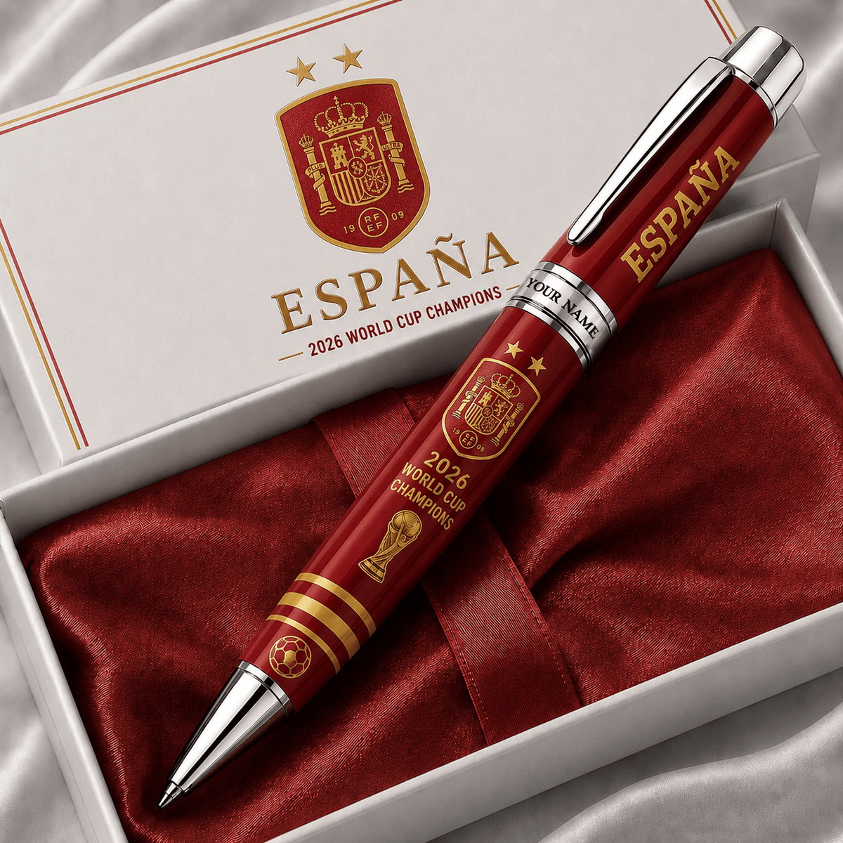 🏆🖊Spain FiFa World Cup 2026 Champions Premium Ballpoint Pen- Limited Edition