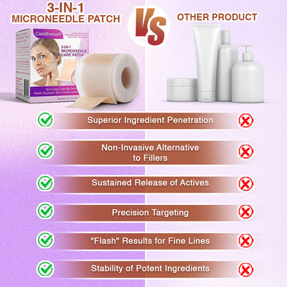 3-in-1 Microneedle Anti-Aging Patch